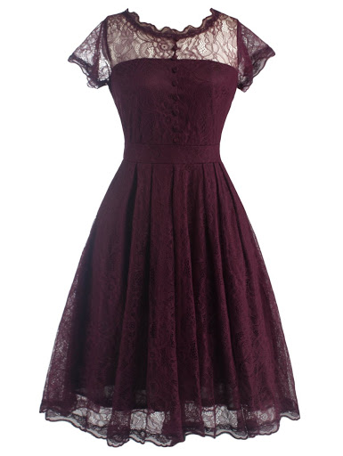 Bordo Elbise